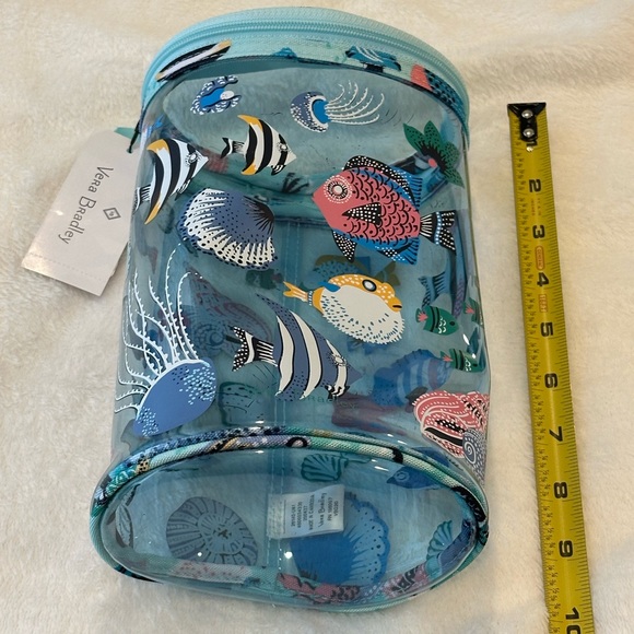 Vera Bradley Blue Cosmetic Bag - Picture 2 of 4